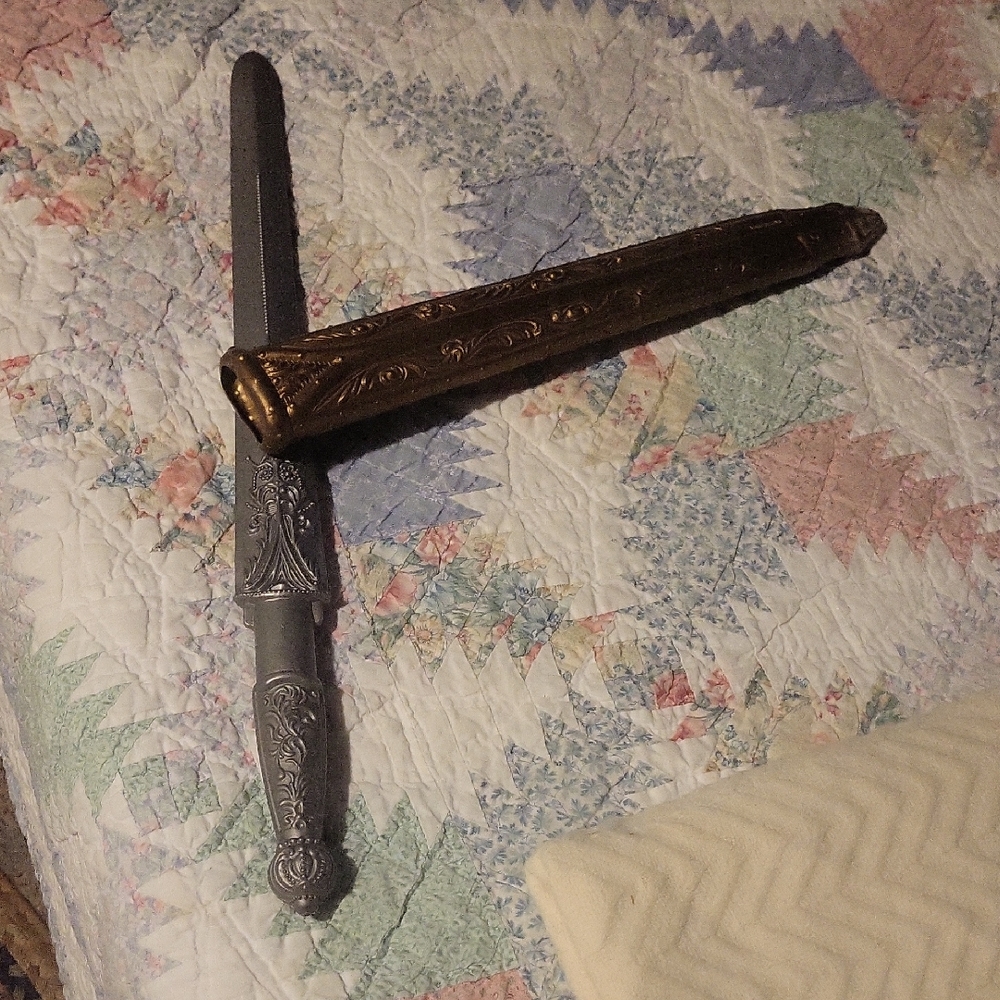 Silver and Gold Adventure Toy Sword